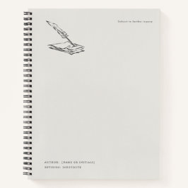 Cuaderno Crow-quilled Notebook- Regency Correspondence