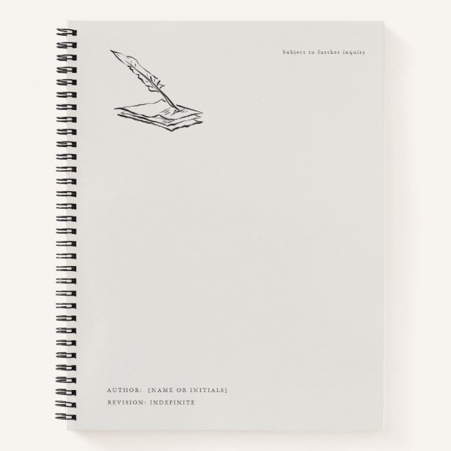 Cuaderno Crow-quilled Notebook- Regency Correspondence  (Anverso)