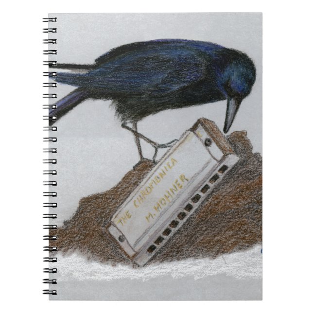 Cuaderno Crow y Harmonica (Frente)