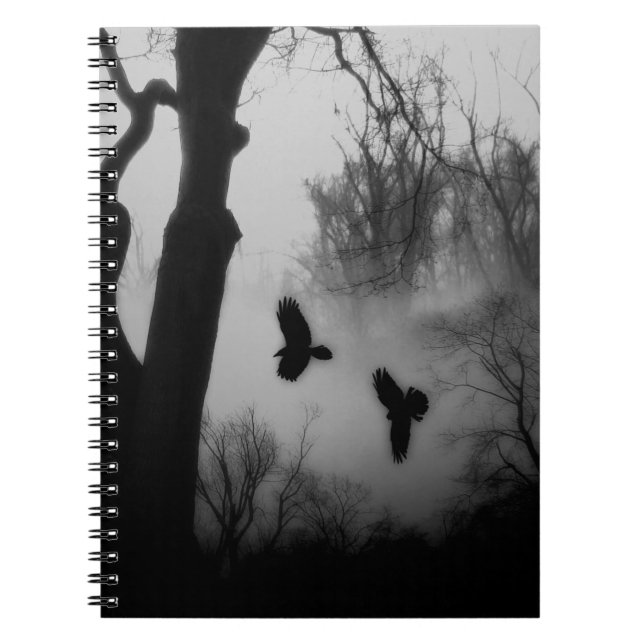 Cuaderno Crows Profundos En El Bosque (Frente)