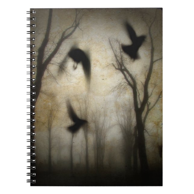 Cuaderno Crows Woodland Trees (Frente)