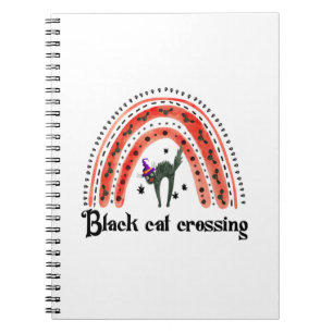 Cuaderno Cruce de gatos de Halloween