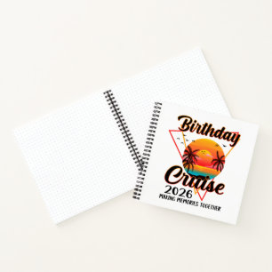 Cuaderno Crucero de cumpleaños 2026 Creando recuerdos junto