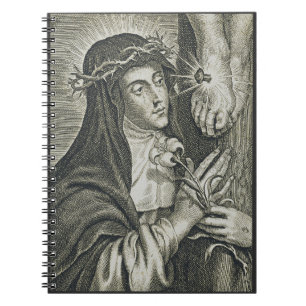 Cuaderno Cruikifixión de Santa Catalina de Siena Arte Noir