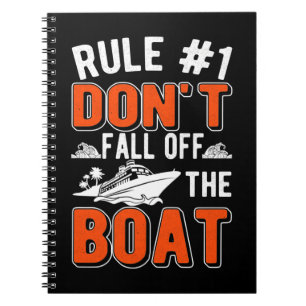 Cuaderno Cruise Rules Bote Funny Cruise Ship
