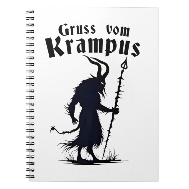 Cuaderno Cruss Vom Krampus Navidades Xmas Devil Spooky (Frente)