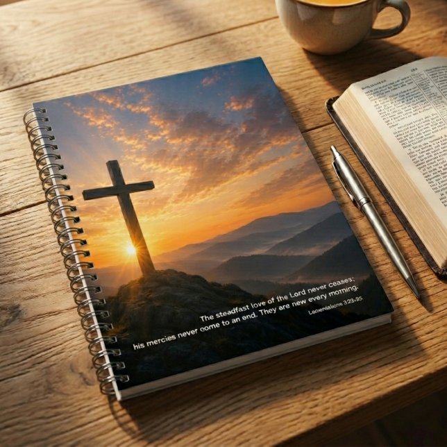 Cuaderno Cruz Cristiana Escritura Amanecer (Subido por el creador)