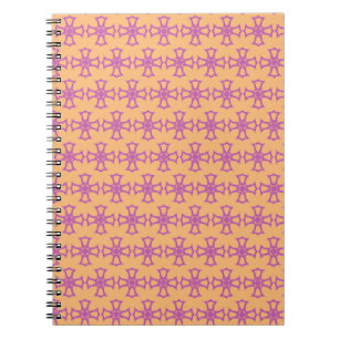 Cuaderno Cruz Cristiana Rosa Arte Estético Moderno