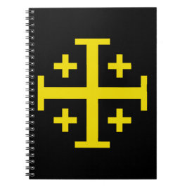 Cuaderno Cruz de Jerusalén Cruz quíntuple de Cristo
