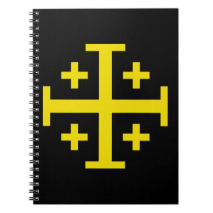 Cuaderno Cruz de Jerusalén Cruz quíntuple de Cristo