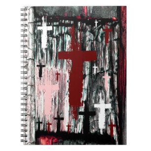 Cuaderno Cruz de la almohadilla del ratón atormentada