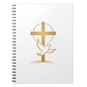 Cuaderno Cruz de la Fe Ortodoxa y Paloma