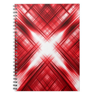 Cuaderno Cruz de líneas rojas