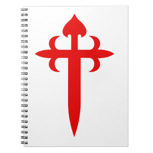 Cuaderno Cruz de Santiago El Emblema Rojo en Forma de Espad