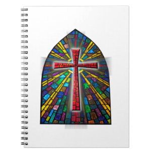 Cuaderno Cruz de vidrio manchado