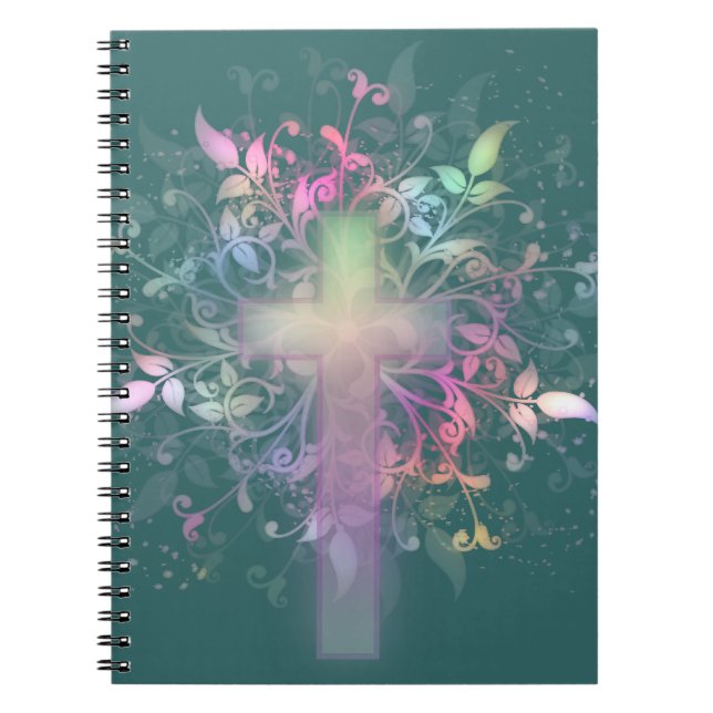 Cuaderno Cruz floral (Frente)