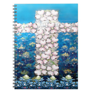 Cuaderno Cruz floral