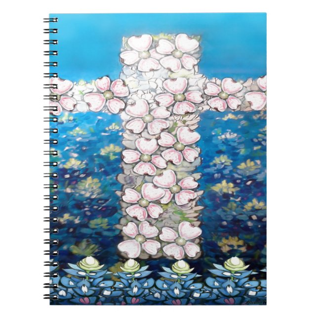 Cuaderno Cruz floral (Frente)