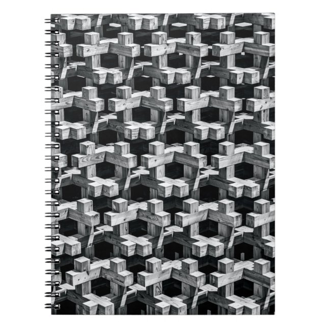 Cuaderno Cruz gris y negra (Frente)