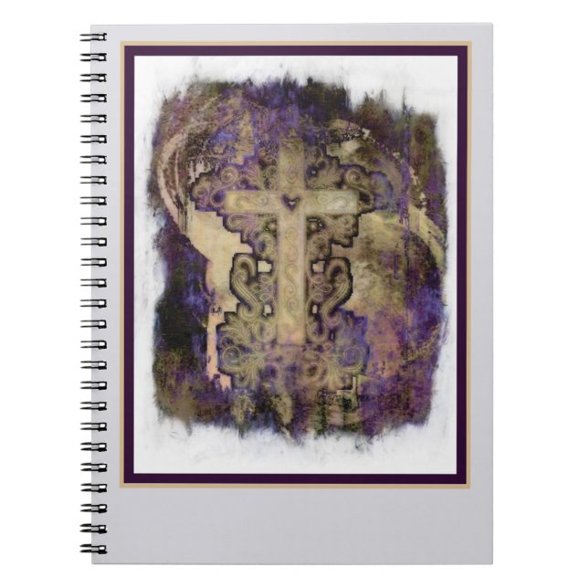Cuaderno Cruz grunge (Frente)