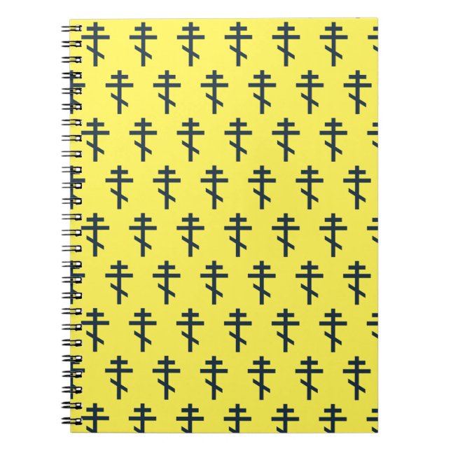 Cuaderno cruz ortodoxa rusa (Frente)
