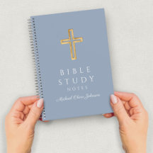 Cruz Religiosa Azul Polvoriento Personalizada