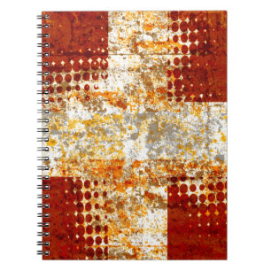 Cuaderno Cruz religiosa de medio tono