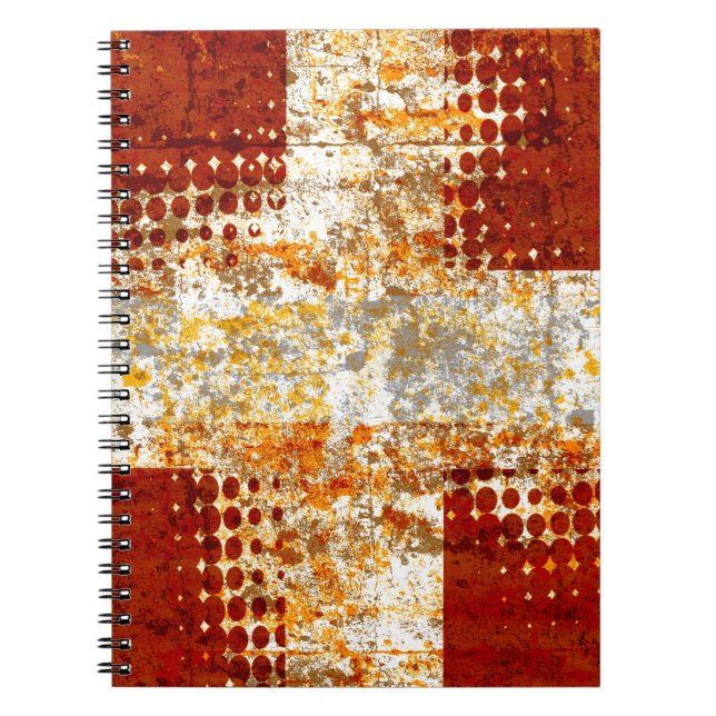Cuaderno Cruz religiosa de medio tono (Frente)