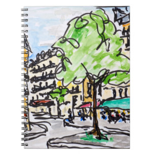 Cuaderno Cruzamiento del Odeón, París, Francia