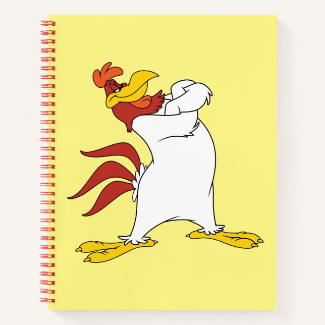 Cuaderno Cruzan los brazos de Lehorn Foghorn (Anverso)