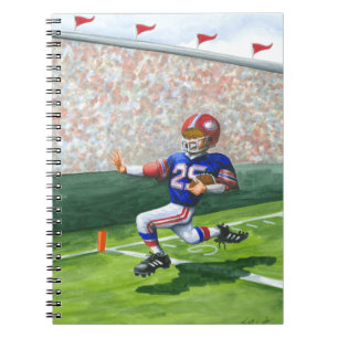 Cuaderno Cruzar la línea de objetivos para un retoque