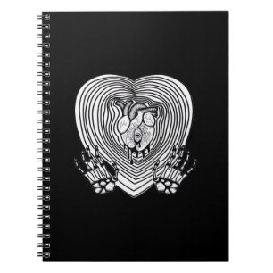 Cuaderno Crying Heart Classic - Skeleton Hands Heart