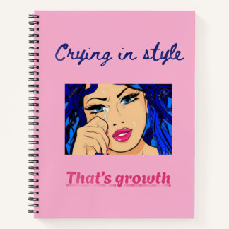 Cuaderno Crying in Style Notebook – Aesthetic Journal