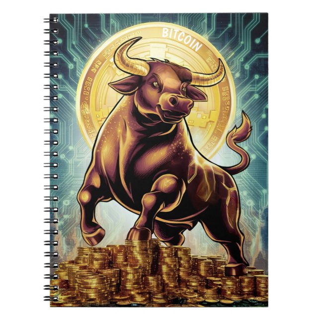 Cuaderno Crypto Bull (Frente)