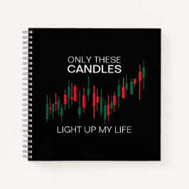 Cuaderno Crypto Candlesticks Personalizado