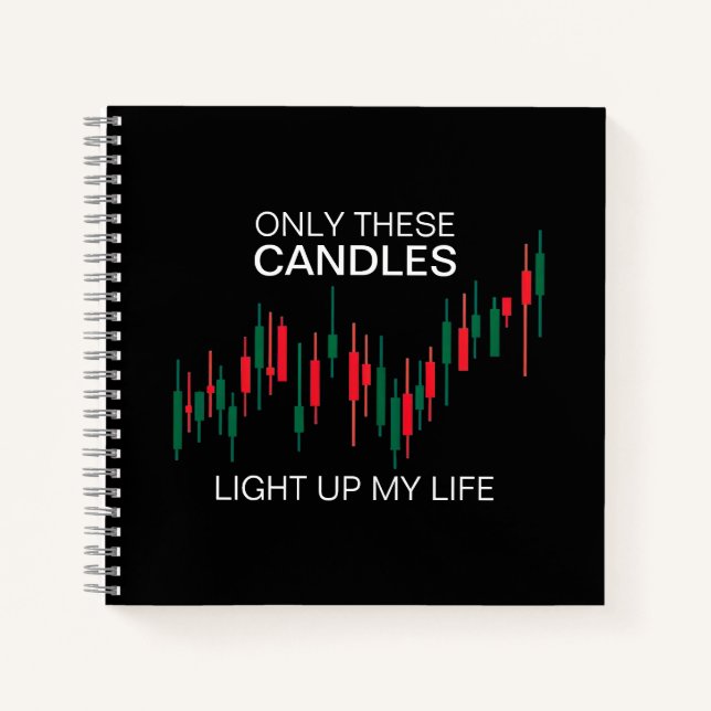 Cuaderno Crypto Candlesticks Personalizado (Anverso)