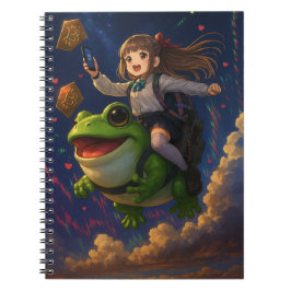 Cuaderno Crypto Pepecoin Waifu Anime Notebook