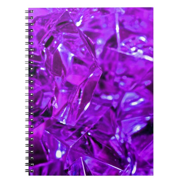 Cuaderno Crystal Amethyst Purple Gemstone (Frente)