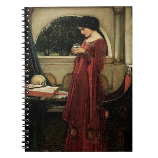 Cuaderno Crystal Ball por John William Waterhouse (Frente)