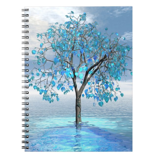 Cuaderno Crystal Blue Tree (Frente)