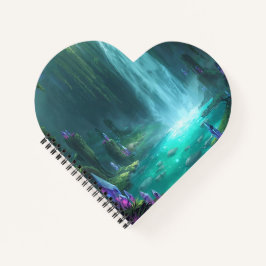 Cuaderno Crystal Falls of the Hidden Realm