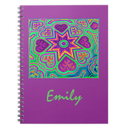 Cuaderno Cuaderno/Diario de Corazón de Menta y Frambuesa