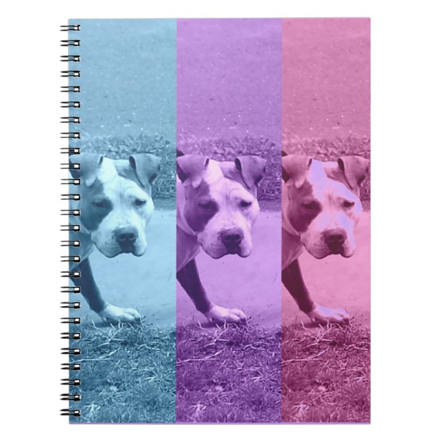 Cuaderno Cuaderno/Diario Pop Art Pit Bull (Frente)