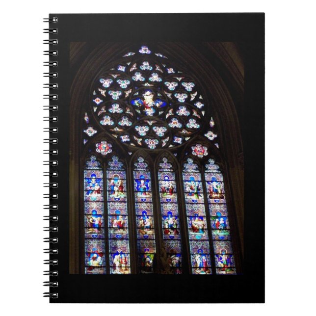 Cuaderno Cuaderno/Diario 'Ventanas de vidrio manchado' (Frente)