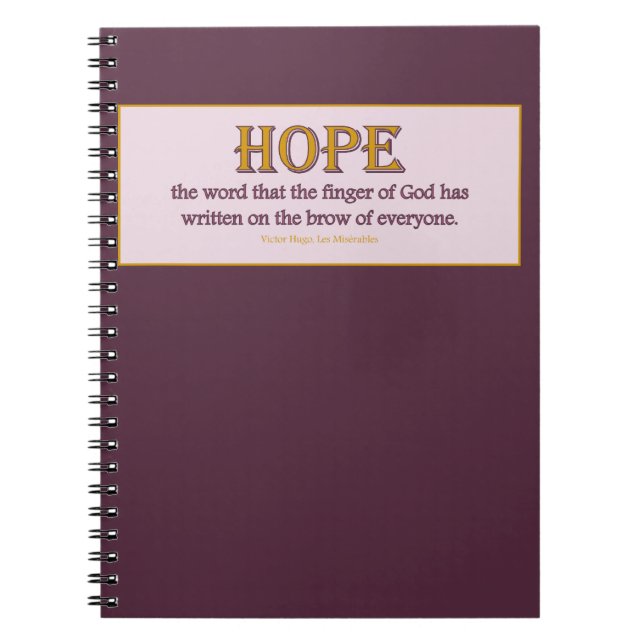 Cuaderno Cuaderno: Esperanza (Frente)