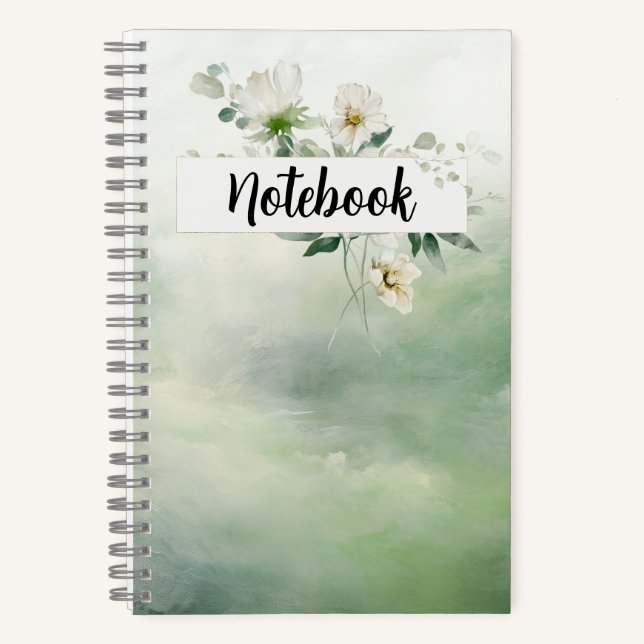 Cuaderno Cuaderno-Floral Verde (Anverso)