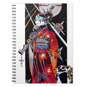 Cuaderno ¡Cuaderno marino de Jaguar del kimono del espacio!