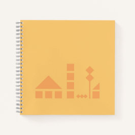 Cuaderno cuadrado ciudad
