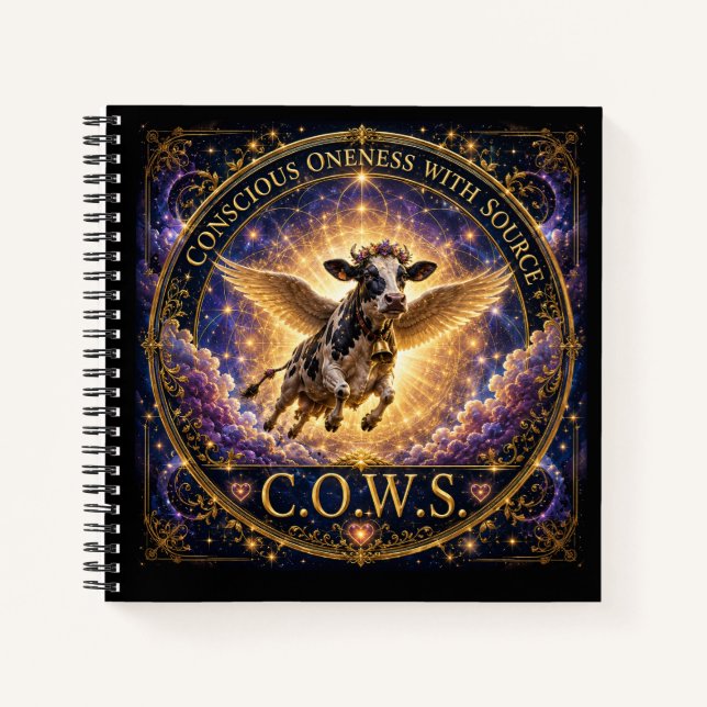 Cuaderno cuadrado de C.O.W.S.  (Anverso)