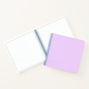 Cuaderno cuadrado de lavanda rosa